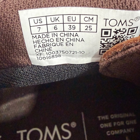 TOMS Men's Waterproof Leather Chukka Boots size 7 color brown - Picture 10 of 10